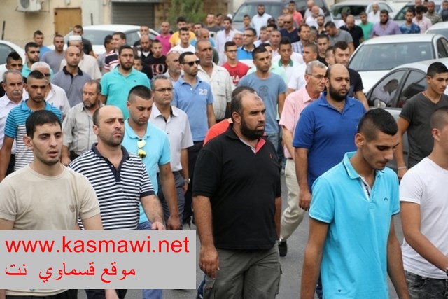 كفرقرع : جماهير غفيرة في وداع الشاب رضا محمد عثامنة 